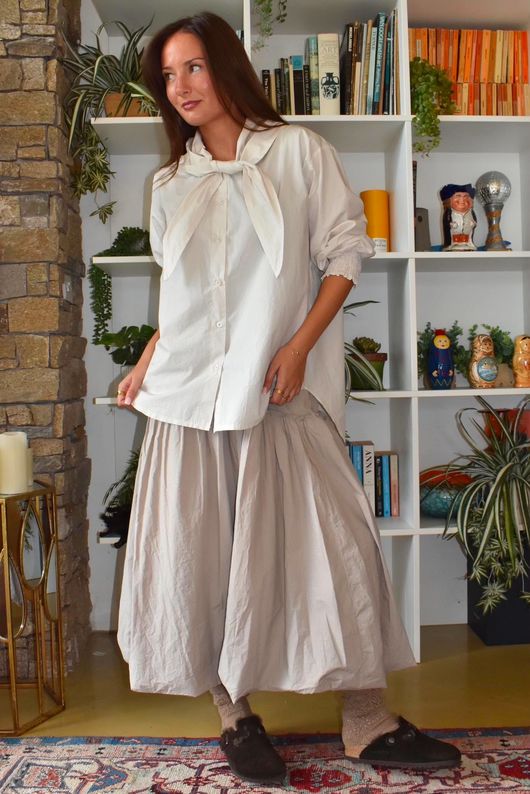 Paloma Tela Neckerchief Blouse Calico